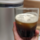 A drink made with the Spinn coffee maker